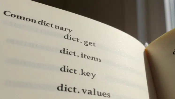 dict get items value